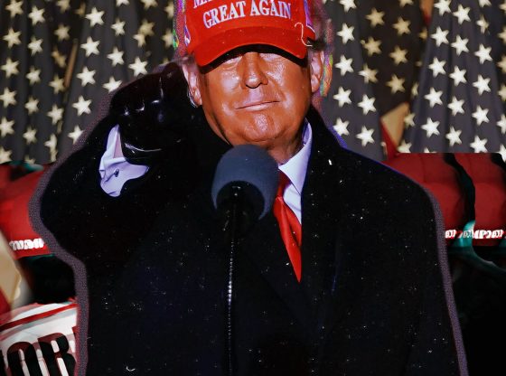 Photo edit of Donald Trump. Credit: Alexander J. Williams III.