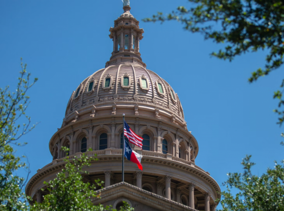 The U.S flag and the Texas State flag fly over the Texas State Capitol in Austin, Texas. Montinique Monroe/Getty Images