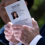 A photographer captured images of a cheat card held by President Biden during a Wednesday press conference. (AFP via Getty Images.)