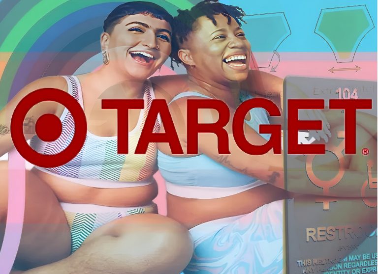 Photo edit of Target's transgender clothing line following controversy. Credit: Alexander J. Williams III/Pop Acta.